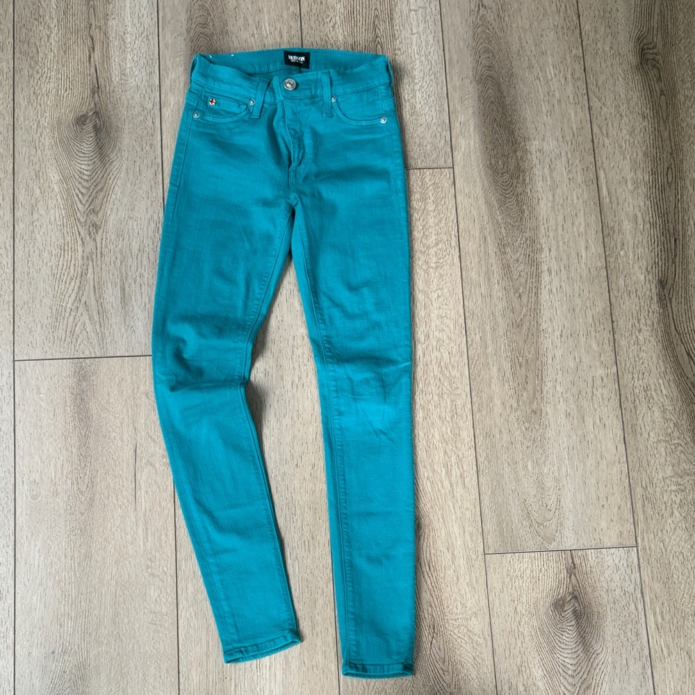 Hudson Jeans Teal Skinny Jeans